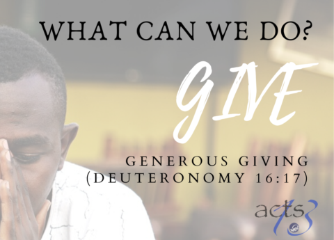 Pray – Give – Send – Go | ACTS13 Africa